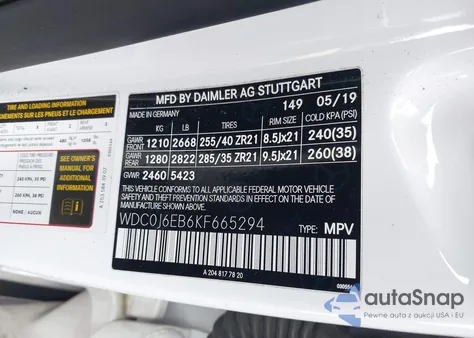 2019 Mercedes-Benz Glc Coupe 43 4Matic Amg z USA, uszkodzony, nr VIN WDC0J6EB6KF665294